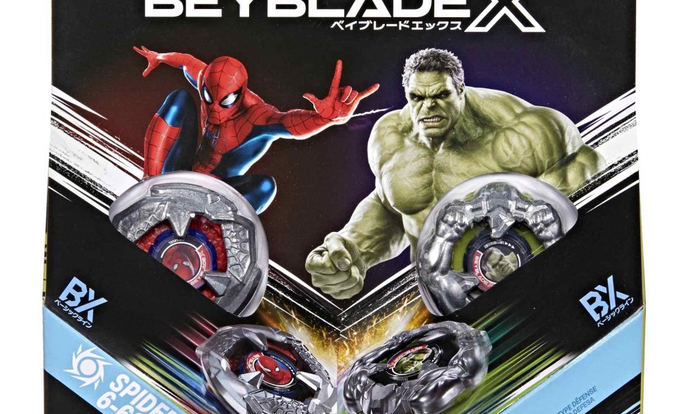 BEYBLADE X AND MARVEL COLLAB SPIDER-MAN 6-60R VS. HULK 3-85N – BSCkids